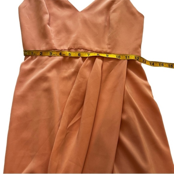Shona Joy Core Cocktail Draped Dress in Pink Women's Size 2 Bridesmaid Event - Picture 12 of 16